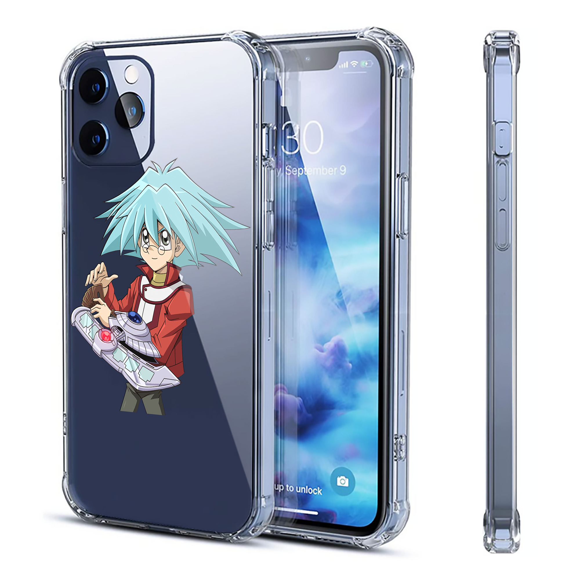 （画像用） 遊☆戯☆王 Yu-Gi-Oh! 【iPhone 12シリーズ対応】透明スマホケース（クリアソフトケース）